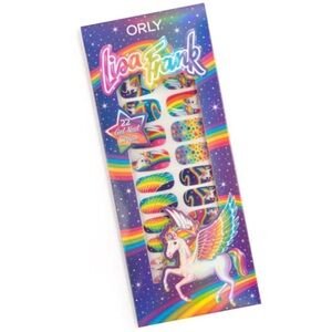NWT Orly x Lisa Frank Skye Rainbow Pegasus Nail Wraps